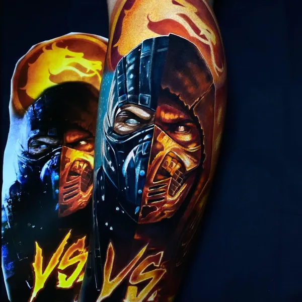Portrait tattoo by Rodrigo Koala in Feira de Santana