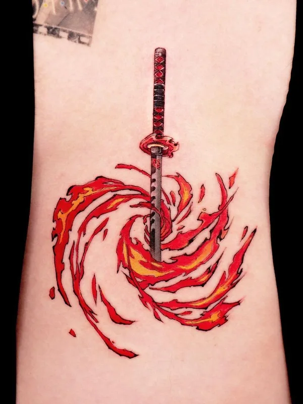 color anime татуировка на forearm #42382 | Тату мастер Doggiett