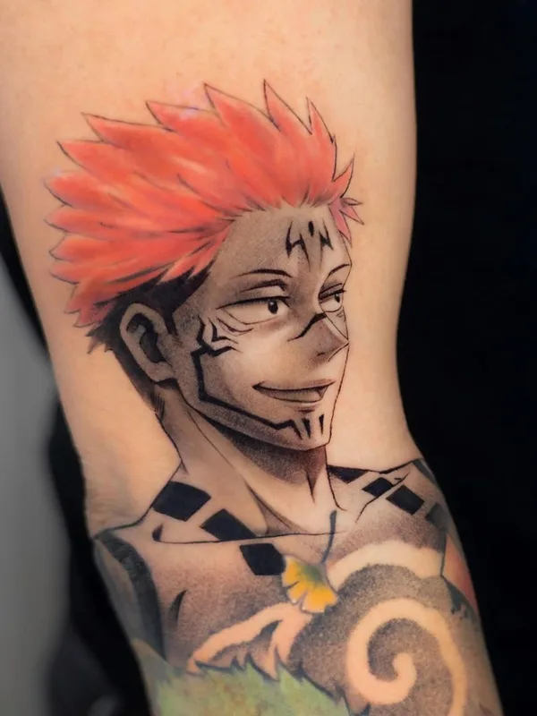 color anime татуировка на forearm #42383 | Тату мастер Doggiett
