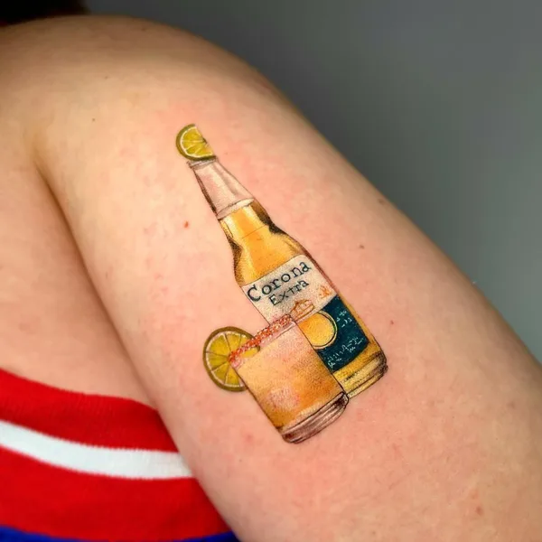 Minimalism tattoo by Andrea Perea in México
