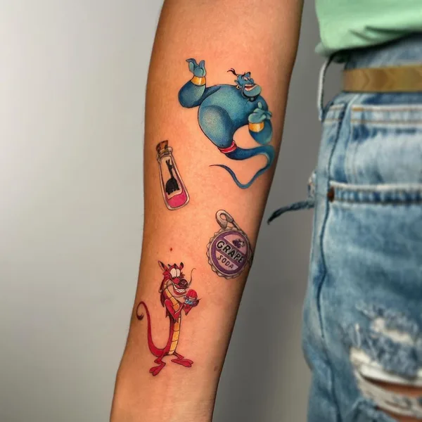 Minimalism tattoo by Andrea Perea in México