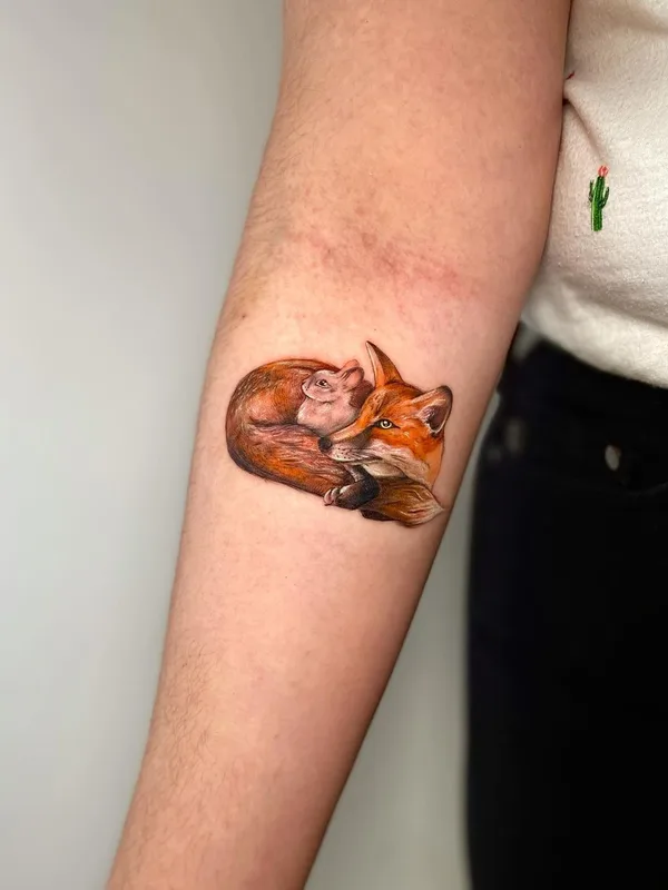 color realism tattoo on forearm #42395 | Tattoo Artist Andrea Perea