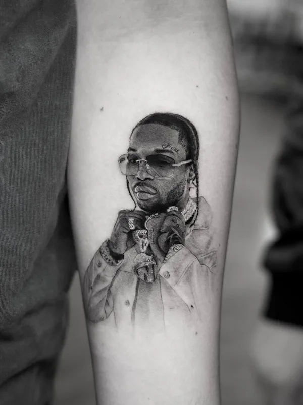 black and grey realism tattoo on forearm #42440 | Tattoo Artist BEN