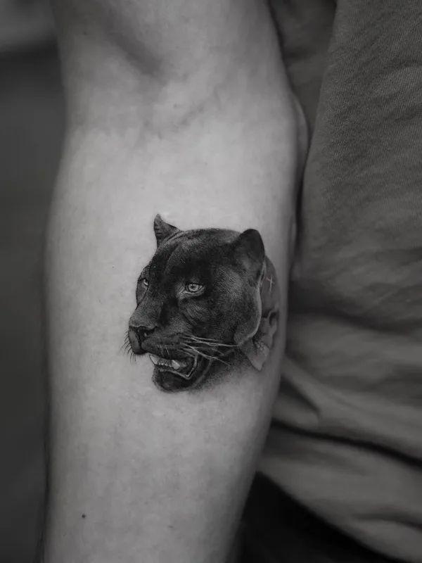 black and grey realism tattoo on forearm #42436 | Tattoo Artist BEN