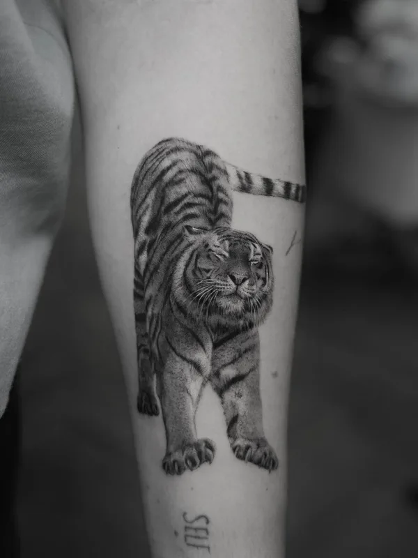 black and grey realism tattoo on forearm #42432 | Tattoo Artist BEN
