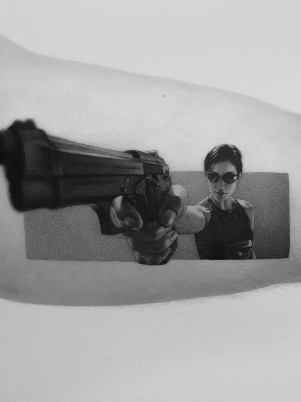 black and grey realism татуировка на forearm #42461 | Тату мастер Pawel Indulski