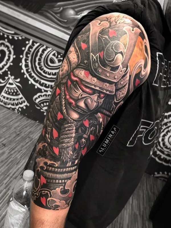 color japanese 纹身 在 full sleeve #42485 | 纹身师 Lumina