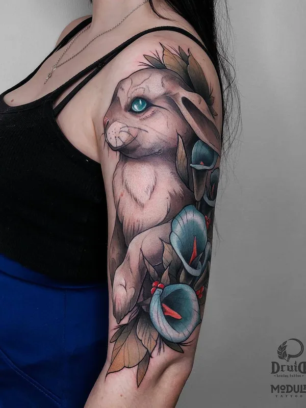 female color realism Tatuaggio su upper arm #32939 | Tatuatore Татьяна Ткаченко