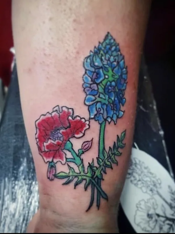 color illustrative татуировка на forearm #75293 | Тату мастер Kassidy Coffin/Crimson Spade Tattoo 