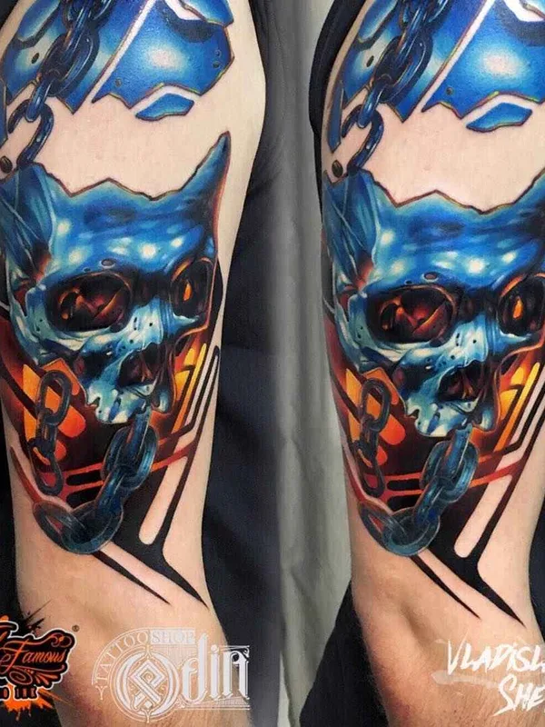 color illustrative tattoo on forearm #15777 | Tattoo Artist Vladislav Shetikov
