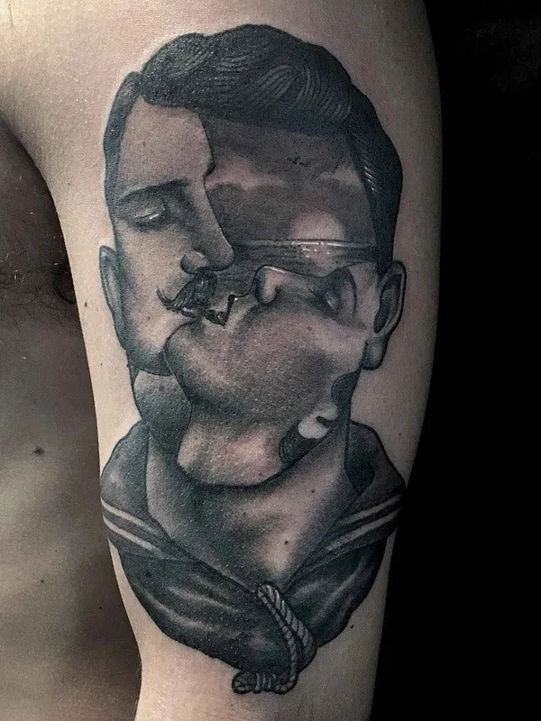 black and grey realism tattoo on upper arm #11842 | Tattoo Artist Pietro Sedda