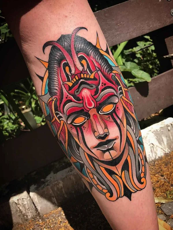 New School tattoo by Johnny Domus Mesquita in Viseu
