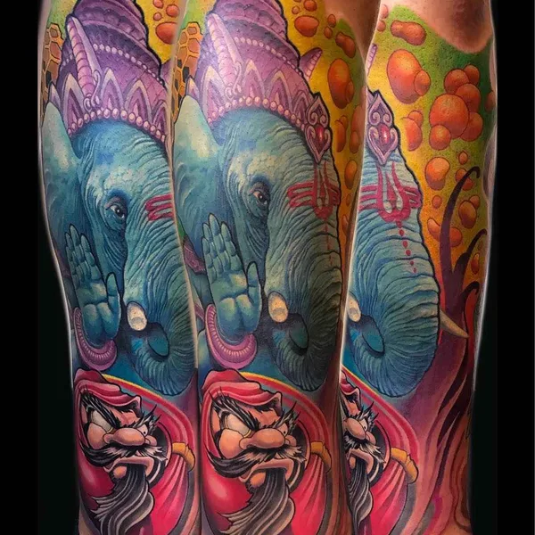 New School tattoo by Andrea (Antikorpo) Lanzi in Orzinuovi