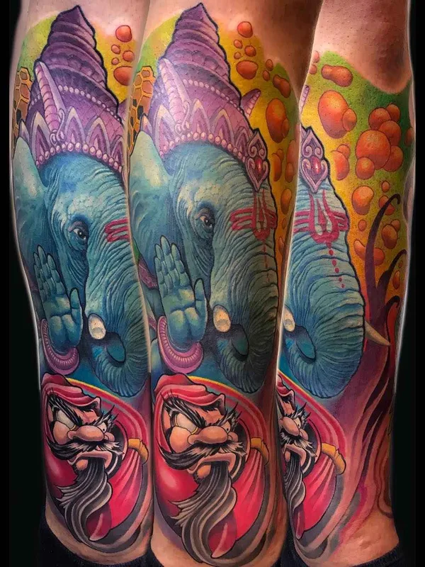 Нью Скул tattoo by Andrea (Antikorpo) Lanzi in Orzinuovi
