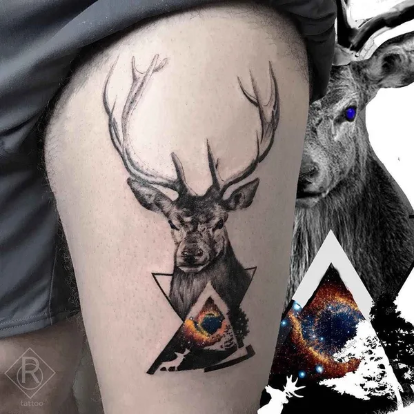 Dotwork tattoo by Resul Odabas