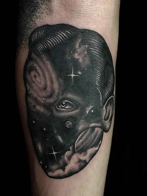 black and grey black and grey tattoo on forearm #11839 | Tattoo Artist Pietro Sedda