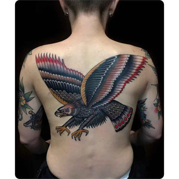 Traditional tattoo by Дмитрий Речной in Moscow