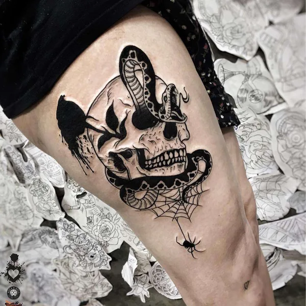 Author's Style tattoo by Ufo Tattoo in Kraków