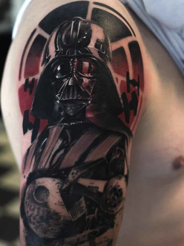 Abstract tattoo by Adrian Lindell in Stockholm