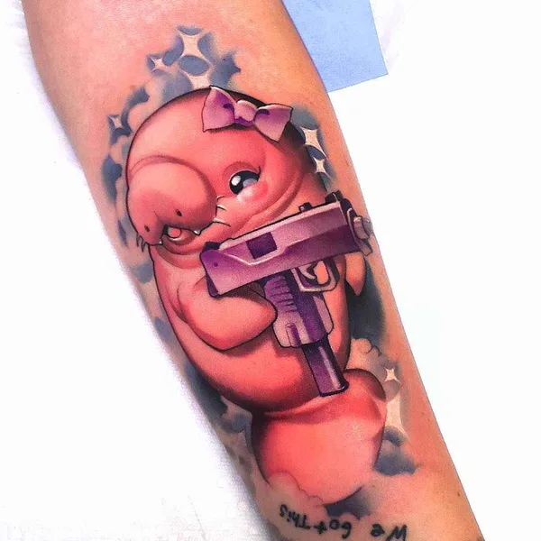 Author's Style tattoo by Steven Compton in Houston