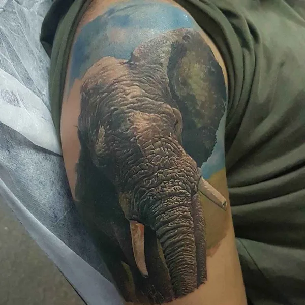 Realism tattoo by Led Coult