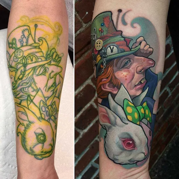 Author's Style tattoo by Олег Турянский in Moscow