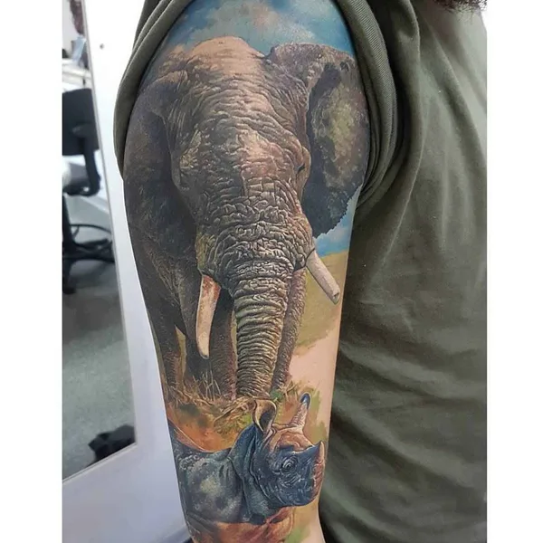 Realism tattoo by Led Coult