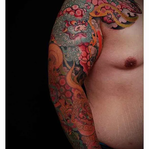 Traditional tattoo by Yushi in San Diego