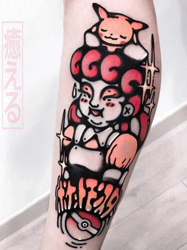 color new school Tatuagem em forearm #18309 | Tatuador Andrea Raudino
