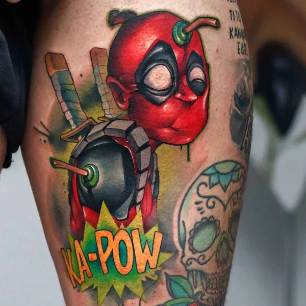Author's Style tattoo by Uncl Paul Knows in Athina