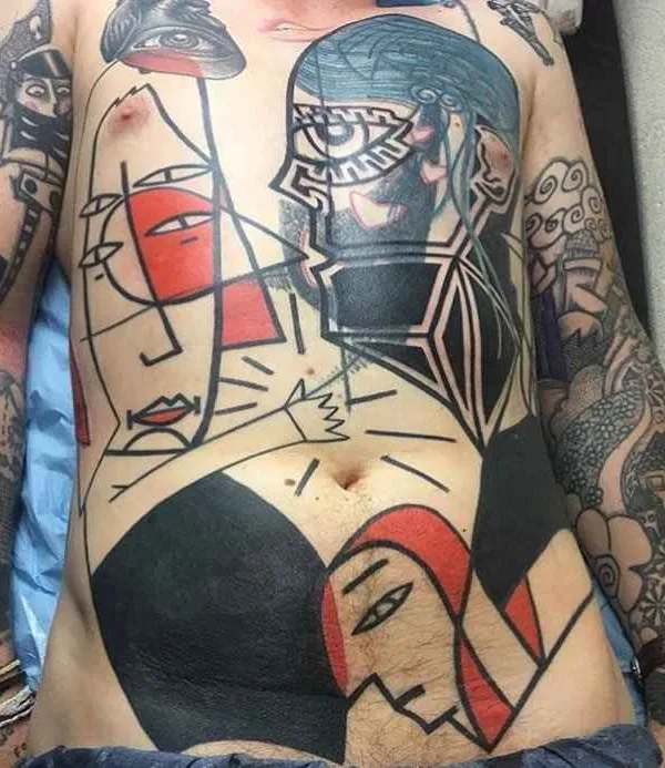 Author's Style tattoo by Lionel Fahy in Paris