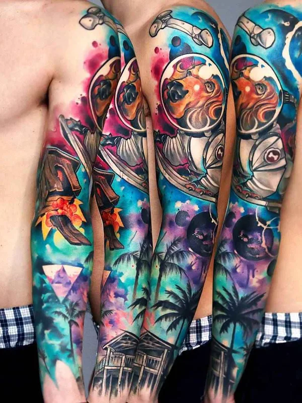 Author's Style tattoo by Uncl Paul Knows in Athina