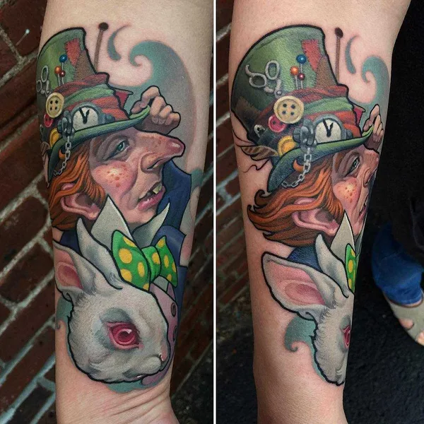 Author's Style tattoo by Олег Турянский in Moscow