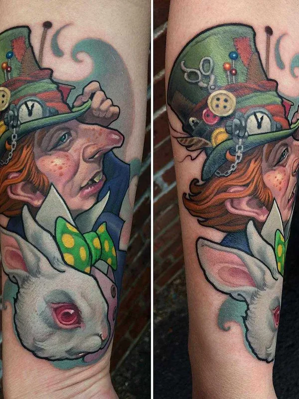 Author's Style tattoo by Олег Турянский in Moscow