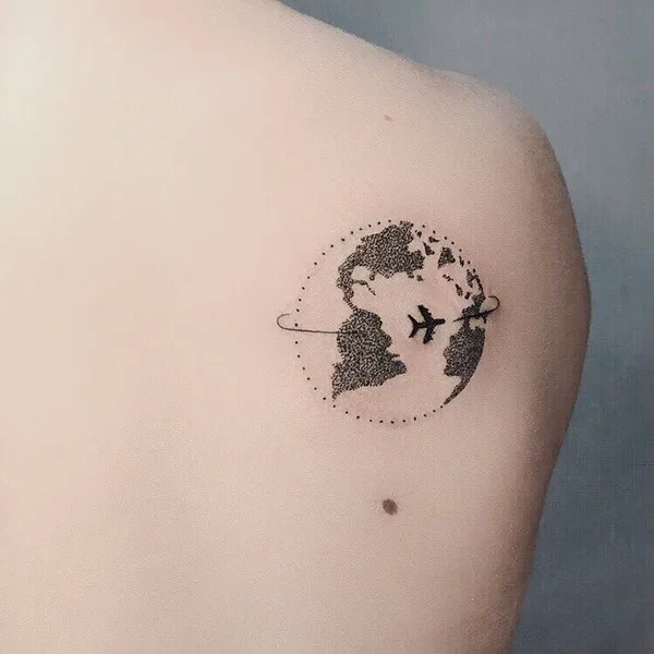 Graphic tattoo by Елизавета Кром in Челябинск