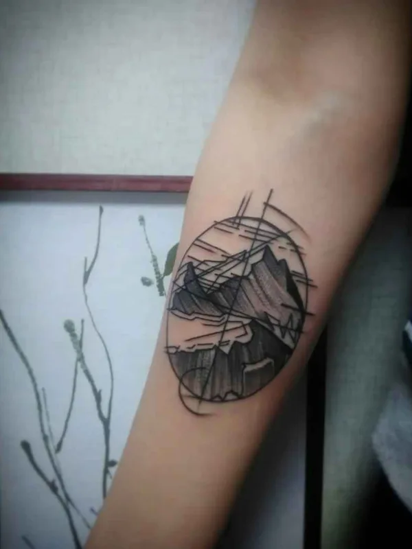black and grey sketch tattoo auf forearm #20769 | Tätowierer Алексей Касаев