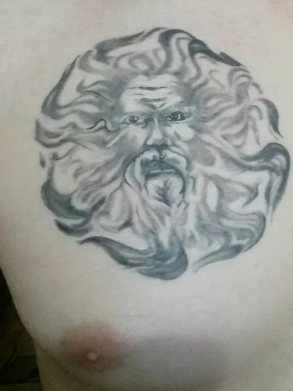 black and grey realism Tatuagem em chest #20123 | Tatuador Александр Матвеев