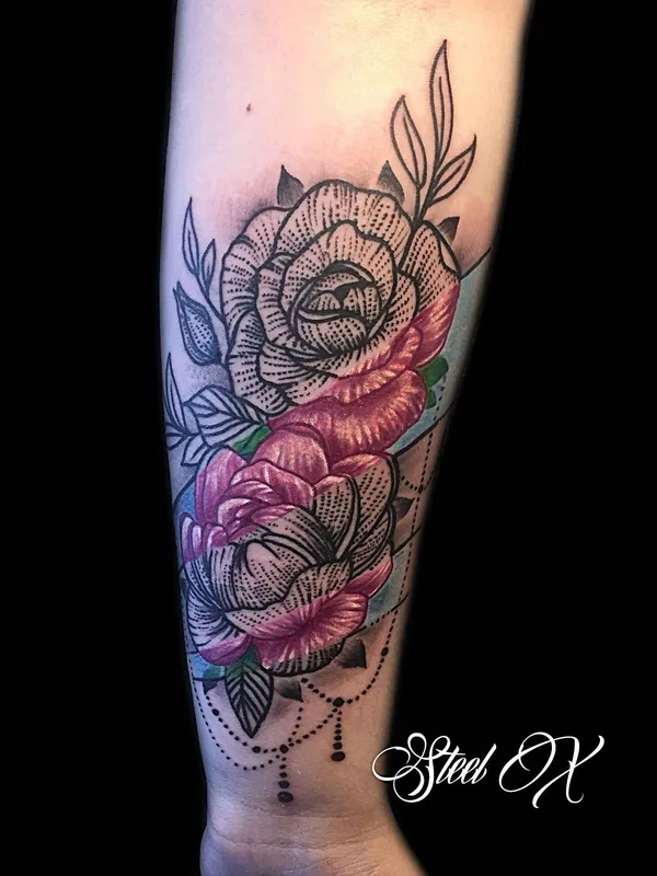 color illustrative tatuaje en forearm #18472 | Tatuador Владимир Steel X