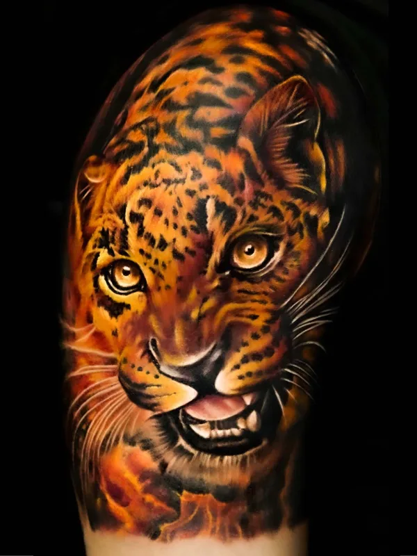 color realism татуировка на upper arm #48097 | Тату мастер OĞUZ DOĞANAY