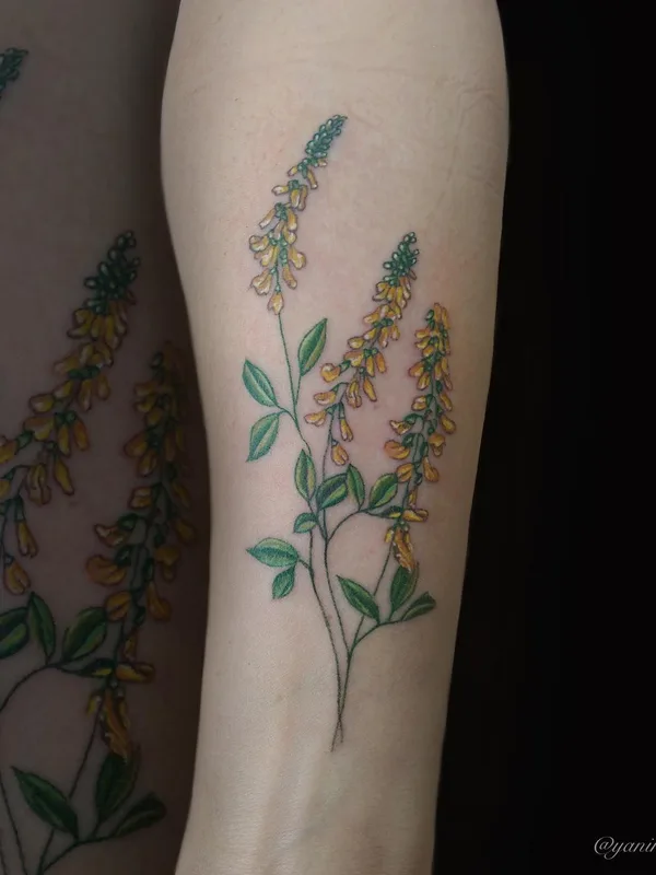 color botanic татуировка на forearm #48119 | Тату мастер Янина Попова