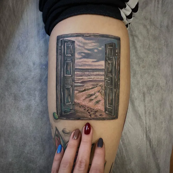 Botanical tattoo by Янина Попова in Воронеж