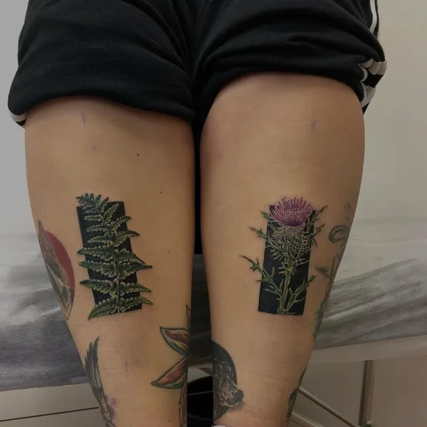 Botanical tattoo by Янина Попова in Воронеж