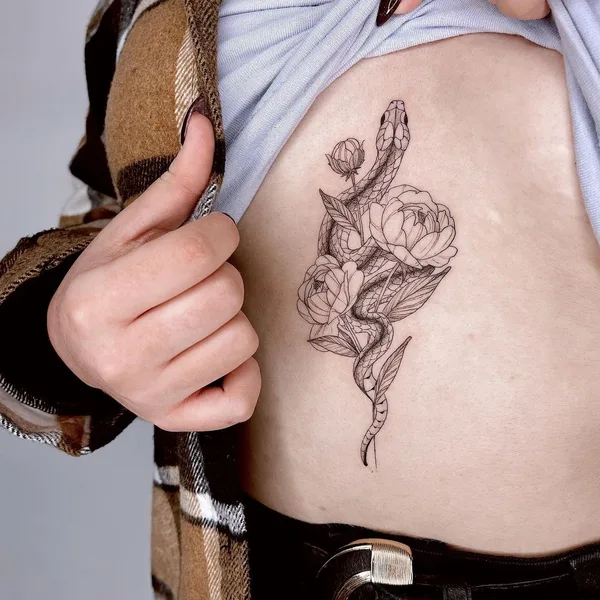 Graphic tattoo by Мария Доброе тату in Воронеж
