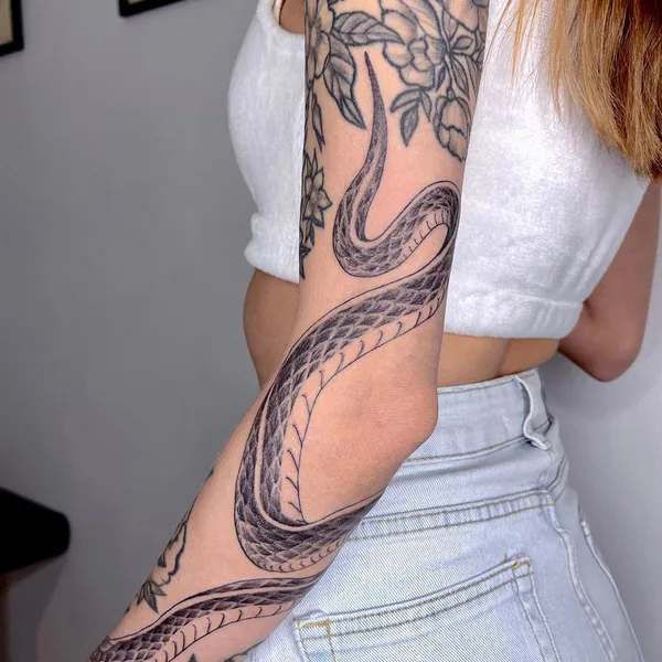Graphic tattoo by Мария Доброе тату in Воронеж