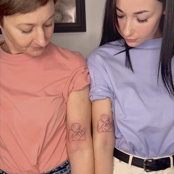 Graphic tattoo by Мария Доброе тату in Воронеж
