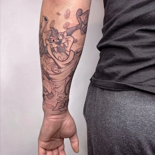 Graphic tattoo by Мария Доброе тату in Воронеж