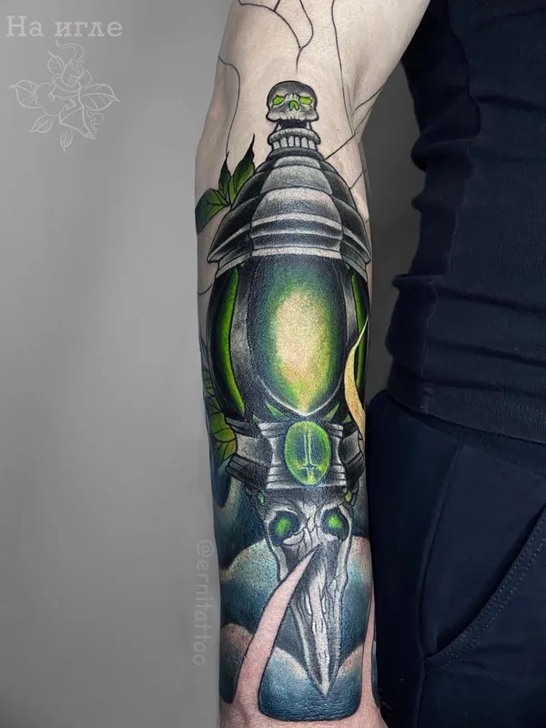 color illustrative татуировка на forearm #48190 | Тату мастер Сергей Erni