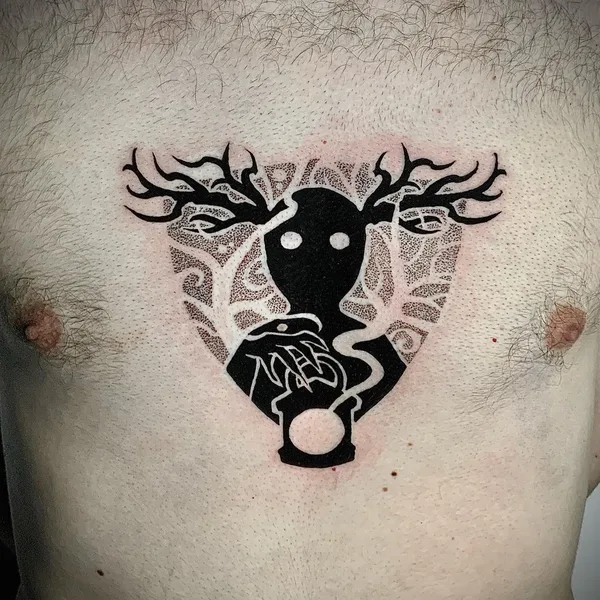 New School tattoo by BLÄK VETAL in Воронеж