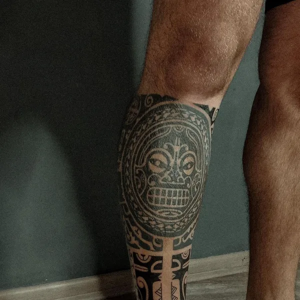 Ornamental tattoo by Илья Колесников in Воронеж