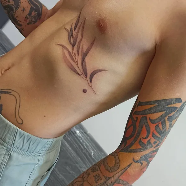 Fine Line tattoo by Виталина in Воронеж